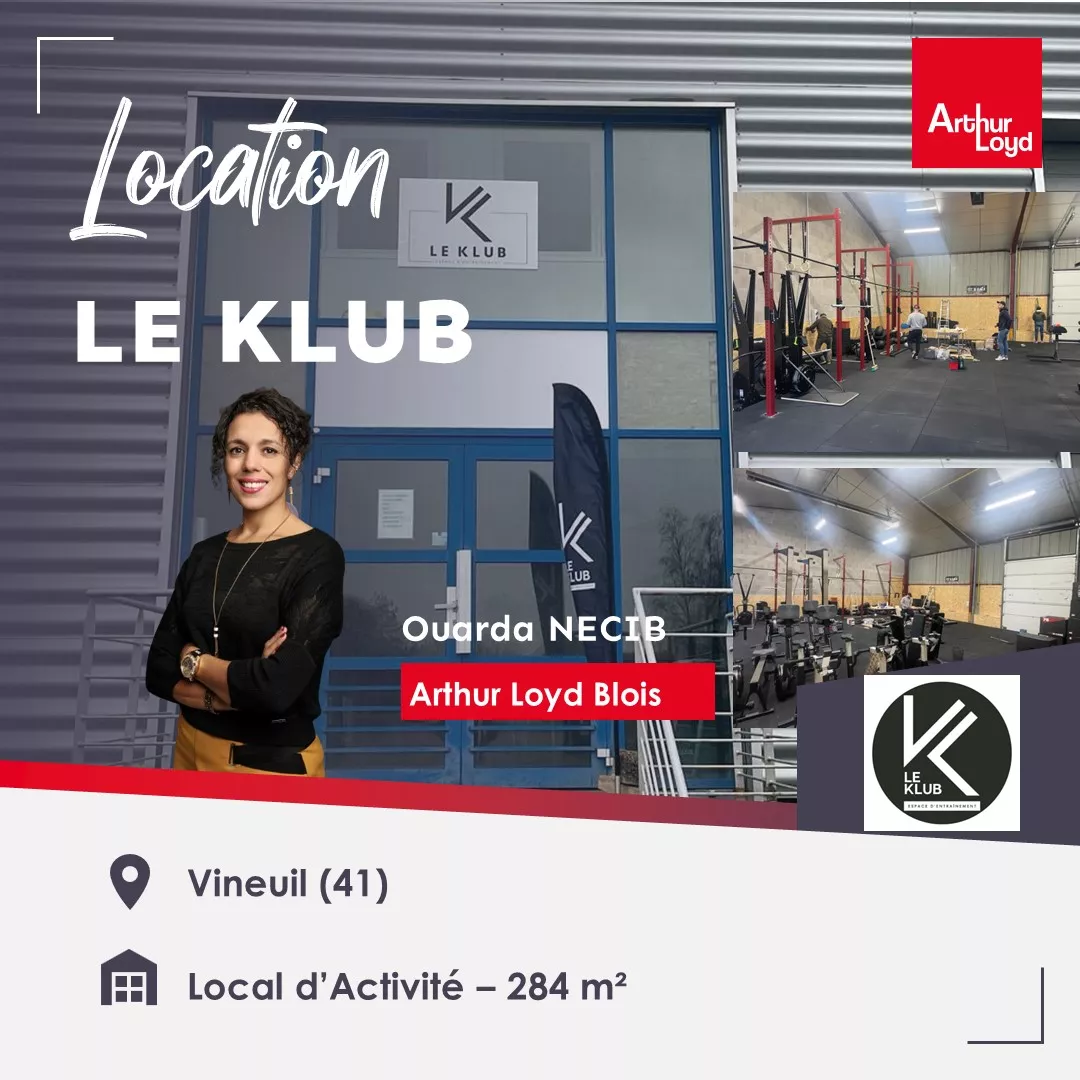 Transaction Le Klub Arthur Loyd Blois