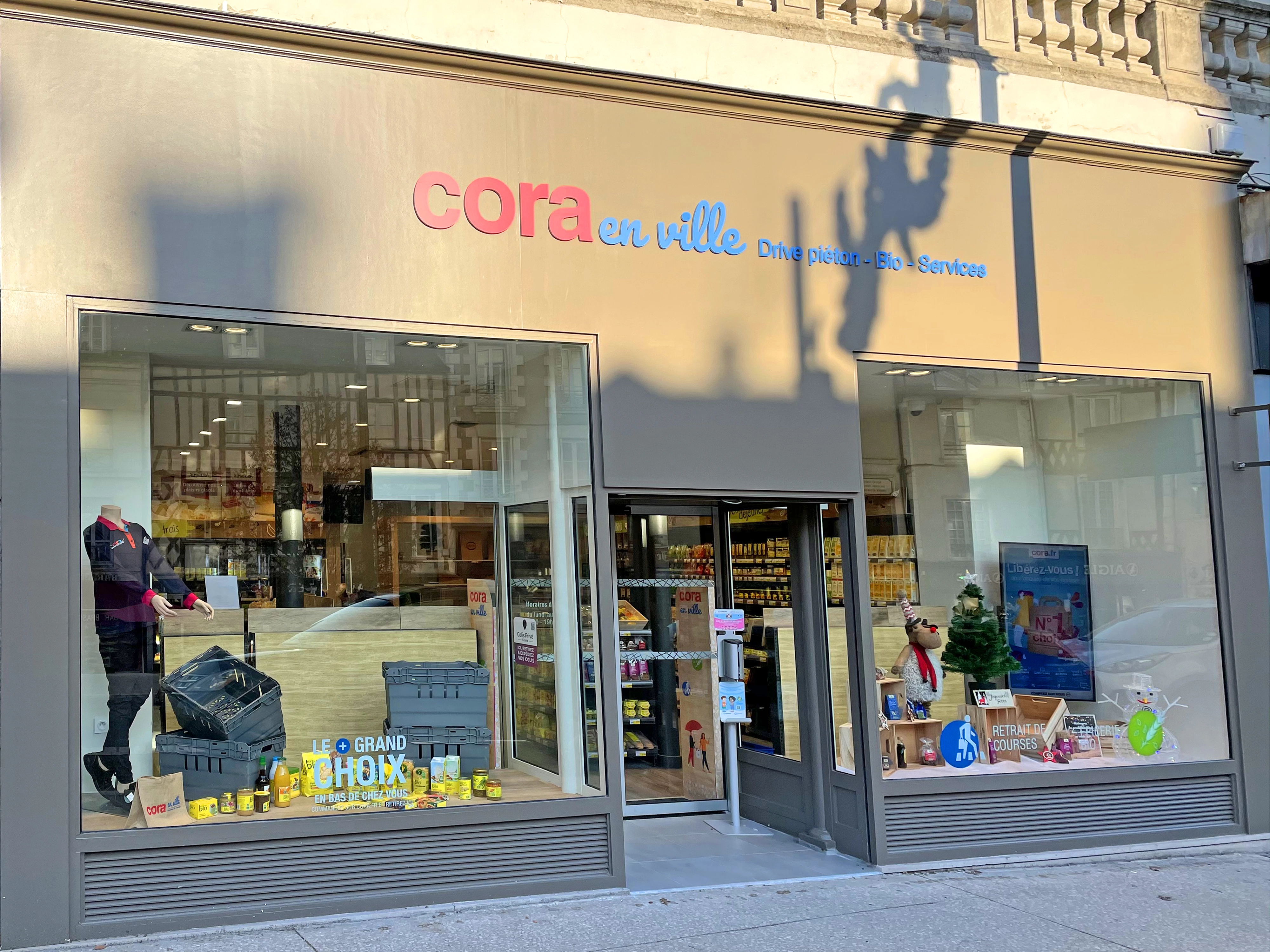 Cora en Ville : un Drive Piéton avec plus de 30 000 produits à ouvert au centre-ville de Blois